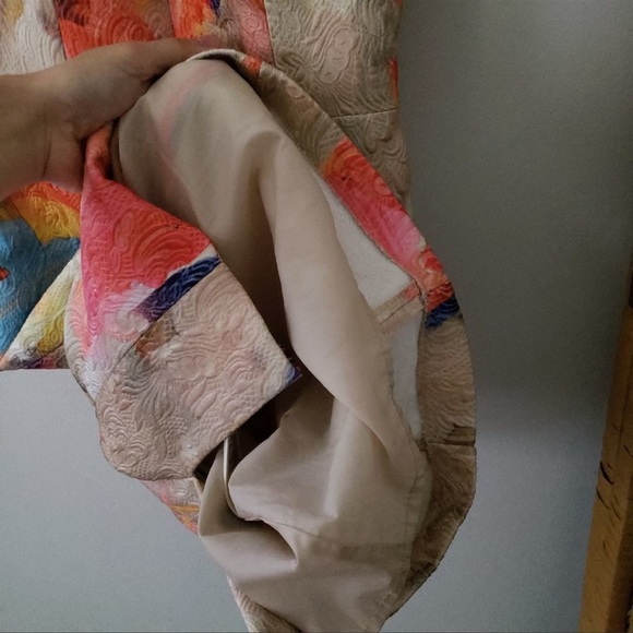 H&M brush stroke midi dress - Picture 3 of 3